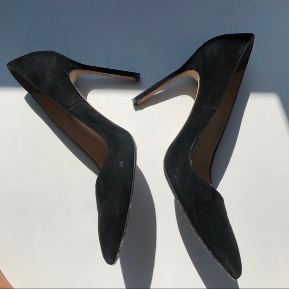 Manolo Blahnik Black Suede BB PUMPS - Picture 5 of 9